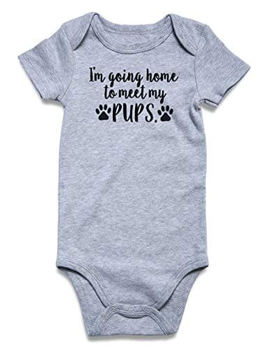 Cutemefy Baby Boys Girls Bodysuit Funny Infant Romper Jumpsuit Short Sleeve Outfit Summer Clothes (Size 0-18 Months)