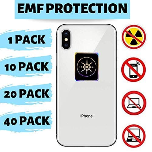 EMF Radiation Protection for CELLPHONES/Laptop - Anti EMF/EMR Radiation Sticker - Radiation Neutralizer Shield Blocker - Remove Electronic Technologies WI-FI, Bluetooth