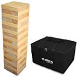 Giant Timber - Jumbo Size Wood Game - Ideal for Outdoors - Perfect for Adults, Kids XL Pcs 7.5 x 2.5 x 1.5 Inch