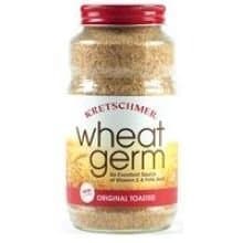 Kretschmer Original Toasted Wheat Germ Boost Your Food 12 Ounce Glass Jar (Pack of 4)