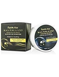 Farm Stay Black Pearl Gold Hydrogel Eye Patch 90g,Elastic,Moist,