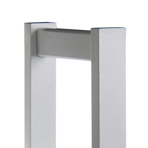 wilko Free Standing Storage Unit 3 Tier White, Rustic Style Storage Tower, White Colour Storage Tower, 19.1 x 25.3 x 75.7cm