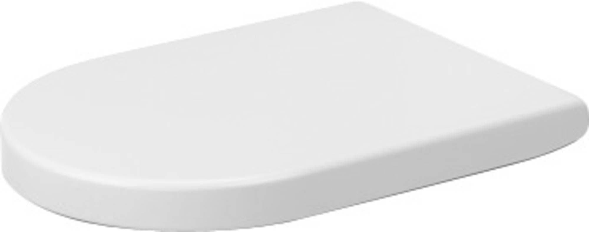 Duravit Toilet Seat, Stainless Steel, White Alpin
