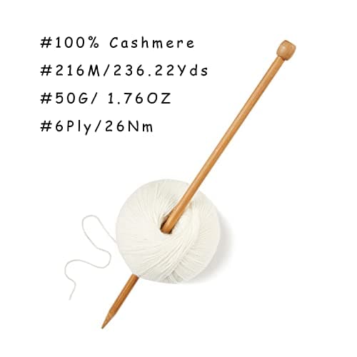 100% Inner Mongolian Cashmere Yarn Luxurious Hand Knitting Yarn Home Necessity for DIY Crafts