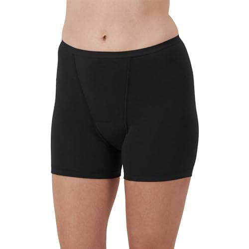 Hanes Women's Comfort, Period. Underwear, Super Leaks Post-partum, Period & Nighttime Protection, Multipack Briefs (pack of 2)