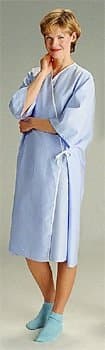 Exam Gown - Front Opening Patient Gown