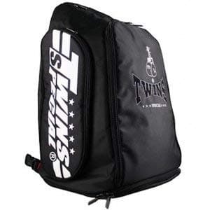 Twins Special Backpack Gym Bag Bag-5 Black Boxing Equipment Muay Thai MMA K1 Kickboxing