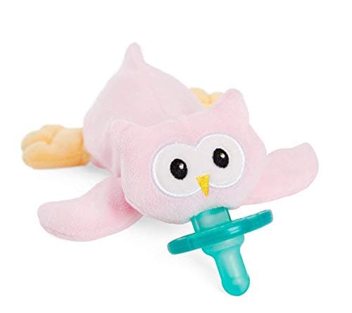 WubbaNub Infant Pacifier - Pink Owl