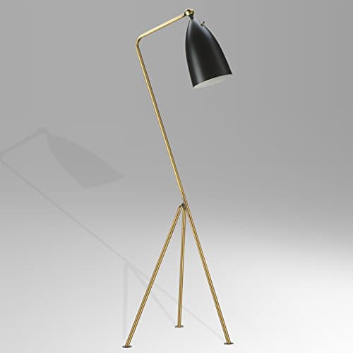 Grasshopper Floor Lamp Moder Design by Greta Grossman for Living Room, Bedroom, Study, Office Best Replica