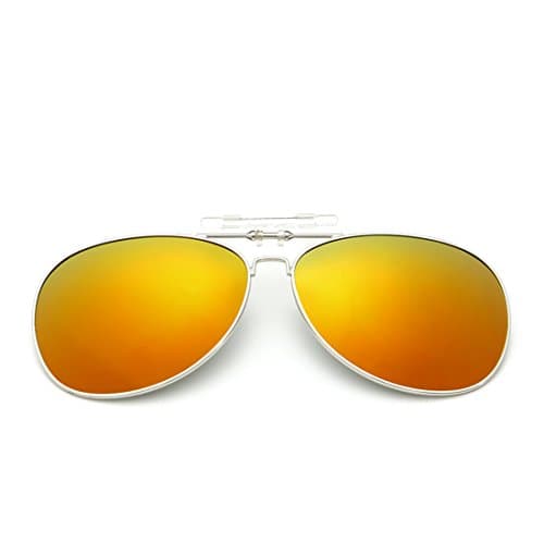 Clip On Flip Up Polarized Sunglasses for Prescription Glasses