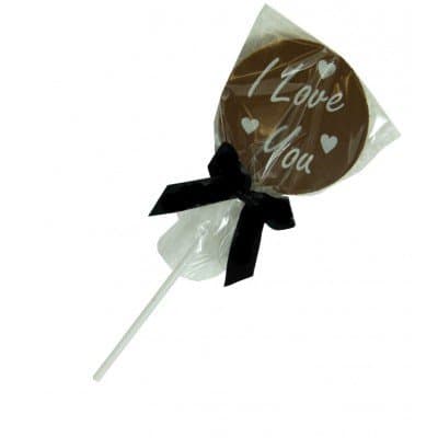 Hames 'I Love You' Chocolate Lollipop