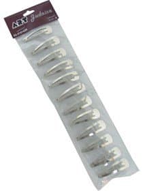 Silver Kippa Clips (1 Dozen)