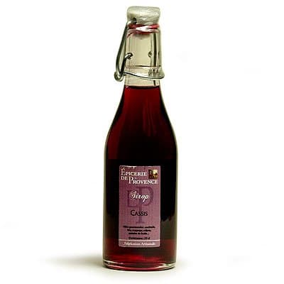 Epicerie de Provence Black Currant Flower Syrup - 8.8 fl.oz. - Sirop de Cassis
