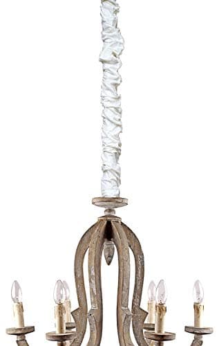 Pearl 100% Dupioni Shantung Silk Chandelier Chain Cover 4 ft long White