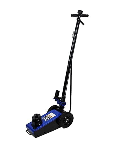 K Tool International63197 22 Ton Automotive Air Truck Jack for Garages, Repair Shops, and DIY, 44,000 lbs. Capacity, Hydraulic Lift Range 8.67"- 13.5", RAM Wiper Seal, 100-120 PSI, Welded Pump, Blue