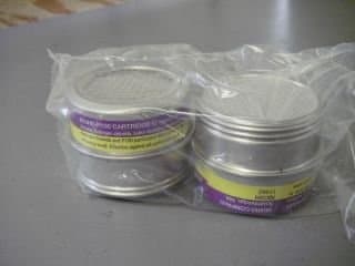 AO SAFETY R53HE - Organic Vapors w/ P100 Particulate Filter, 2 Pack