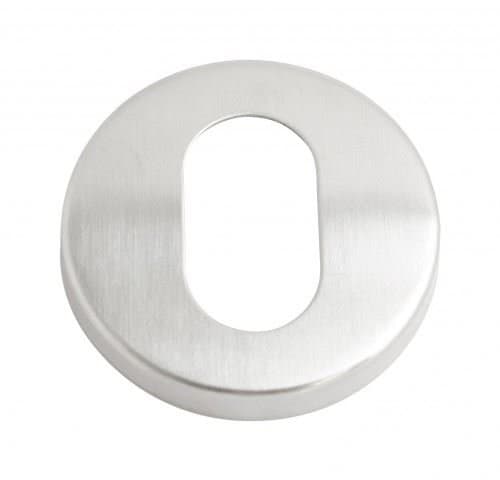 Dzina Escutcheon - Oval 52mm SSS Pack of 1