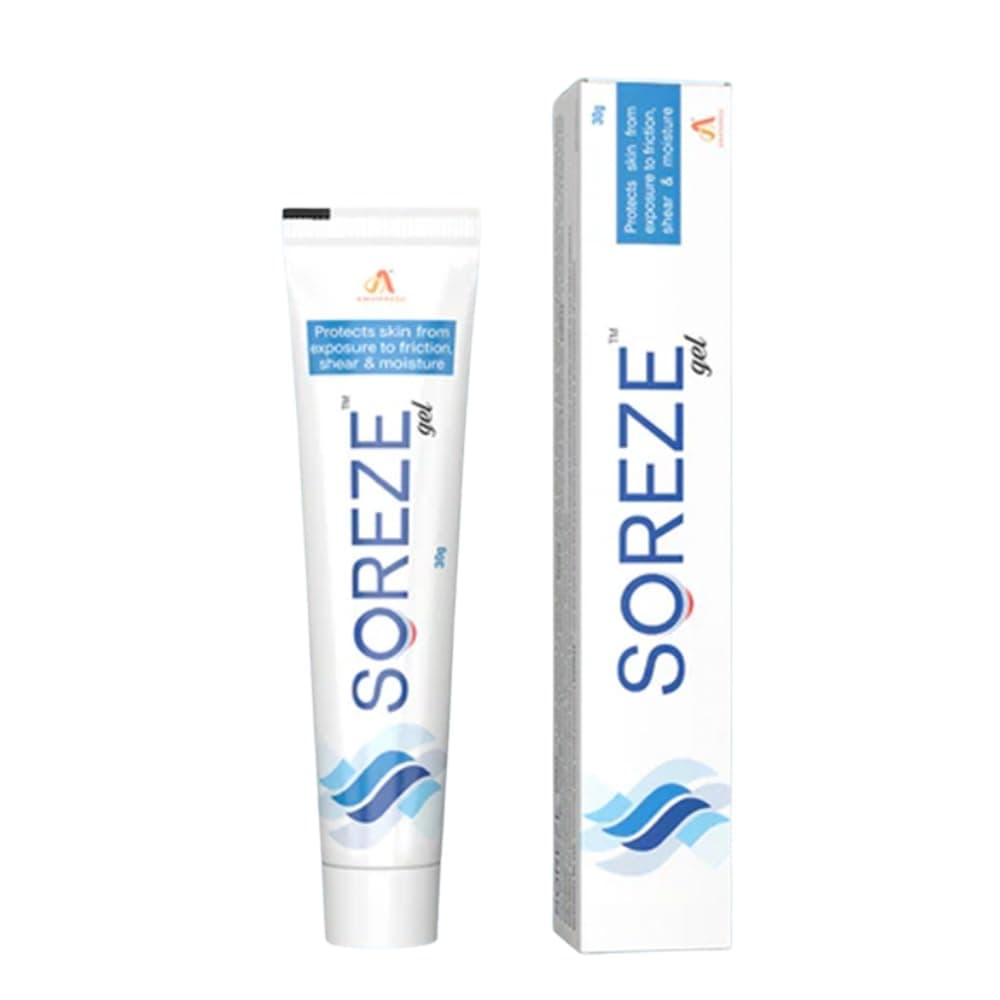 - Amaterasu Soreze Gel | Bed Sores Prevention Gel | Skin Protectant Silicone Barrier Layer To Prevent BedSores | 30 GM (Pack of 1)