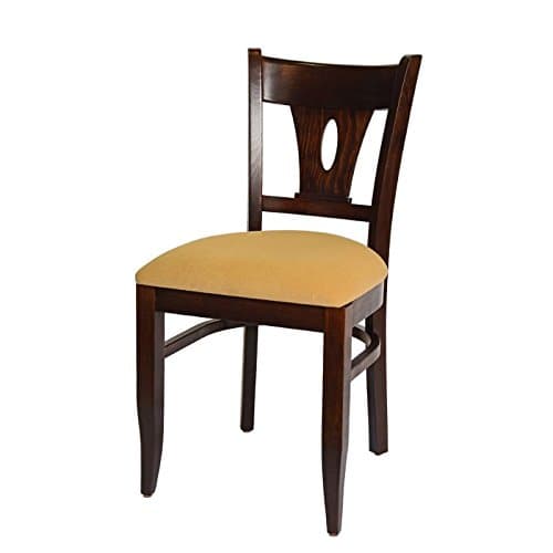 Beechwood Mountain BSD-46S-W Solid Beech Wood Side Chairs in Walnut for Kitchen and dining, set of 2