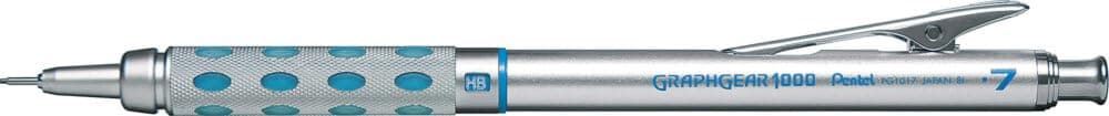 Pentel Graph Gear 1000 Automatic Drafting Pencil - 0.7mm, Blue Barrel