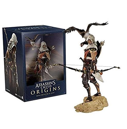 25 cm Assassins Creed Crazy Toy Origines Bayek Protecteur with his Eagle PVC Action Figure Gift of Children Model Toy Doll with Box Collectible Toy