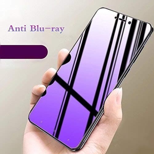 Dashmesh Shopping Premium Anti Blue Ray (Eye Protect) Tempered Glass, Screen Protector Blue Light Resistant UV Film 9H Hardness for Redmi Note 4 (Slightly Smaller at The Edges to Prevent Bubbles)