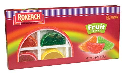 Parve Fruit Slices Delicious, Kosher For Passover, 8oz (Single)