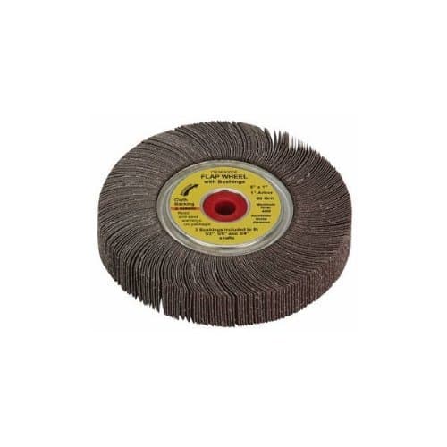 Chicago Electric Power Tools 6" x 1" 80 Grit Flap Sanding Wheel