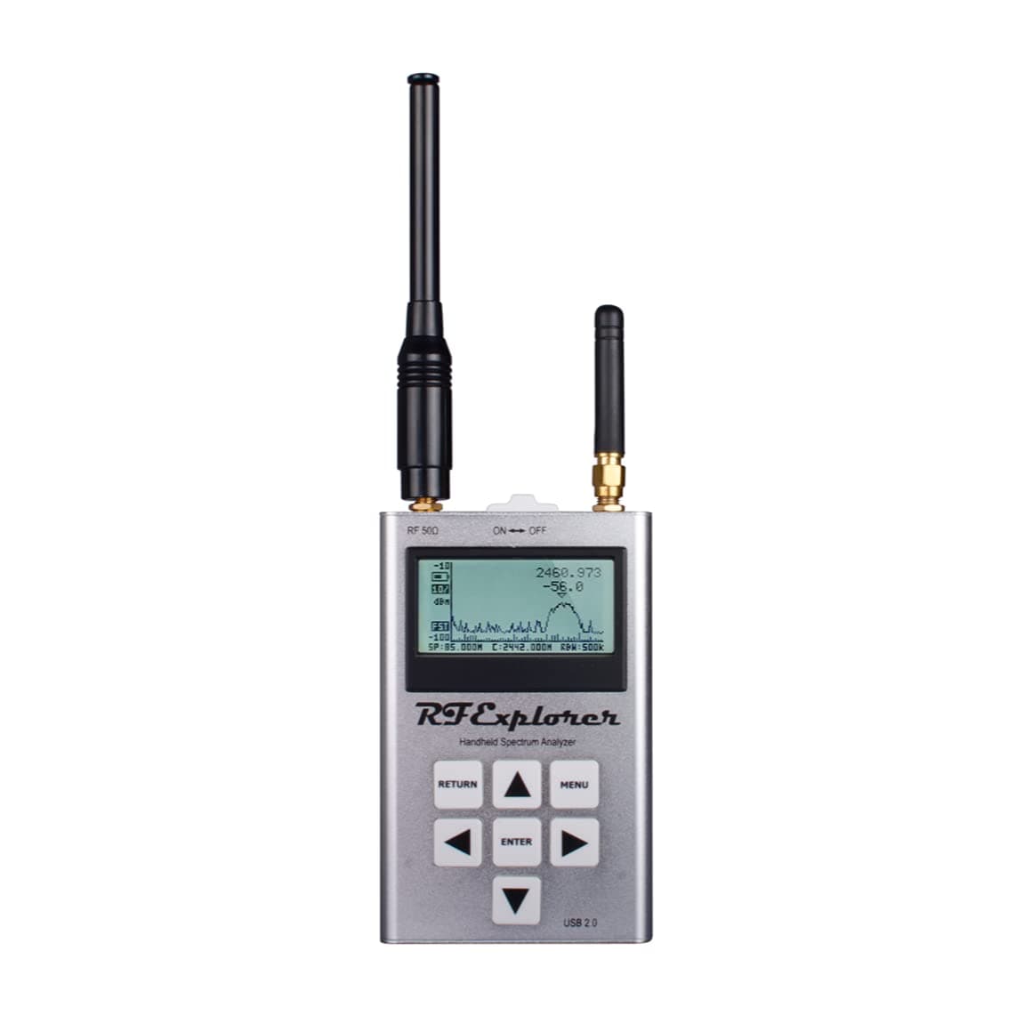 RF Explorer ISM Combo Includes 2.4G and WSUB1G Models - Handheld Spectrum Analyzer