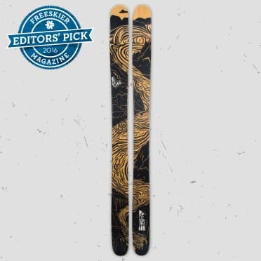2016 Subtraction Twin Tip Powder Skis - 186cm