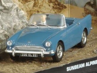 Sunbeam Alpine Diecast Model Car from James Bond Dr No