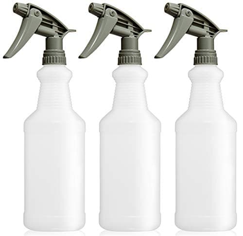 Bar5F Empty Plastic Spray Bottles 16 oz, Chemical Resistant, Professional, Heavy Duty for Chemical and Cleaning Solution, Fully Adjustable Head Sprayer (Pack of 3)