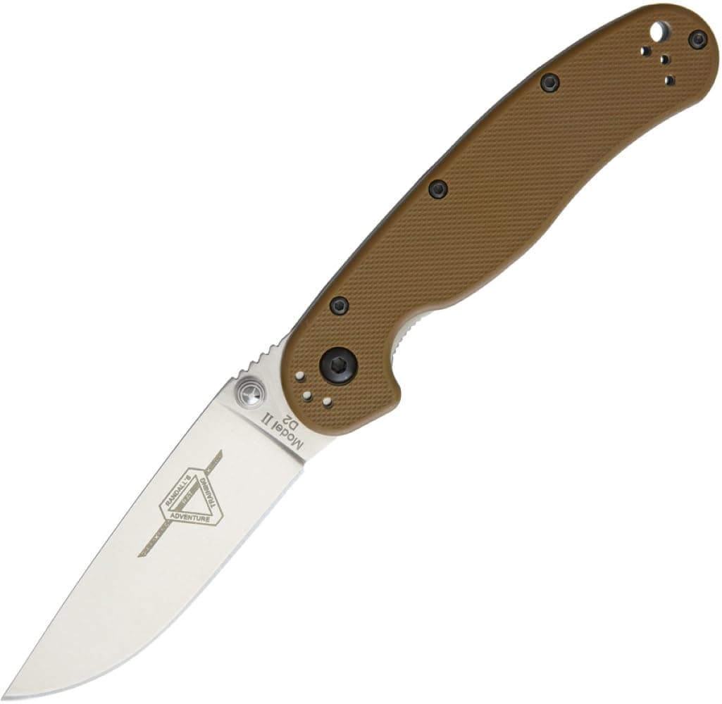 Ontario Knife CompanyRAT II Linerlock Coyote Brown