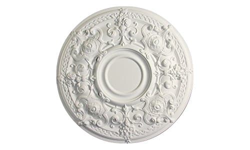 DreamWallDecorCeiling Medallions - Ceiling Medallion for Chandeliers 28 inch (White) MD-7112