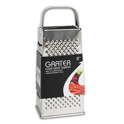 8" Stainless Steel 4-sided Kitchen Box Grater