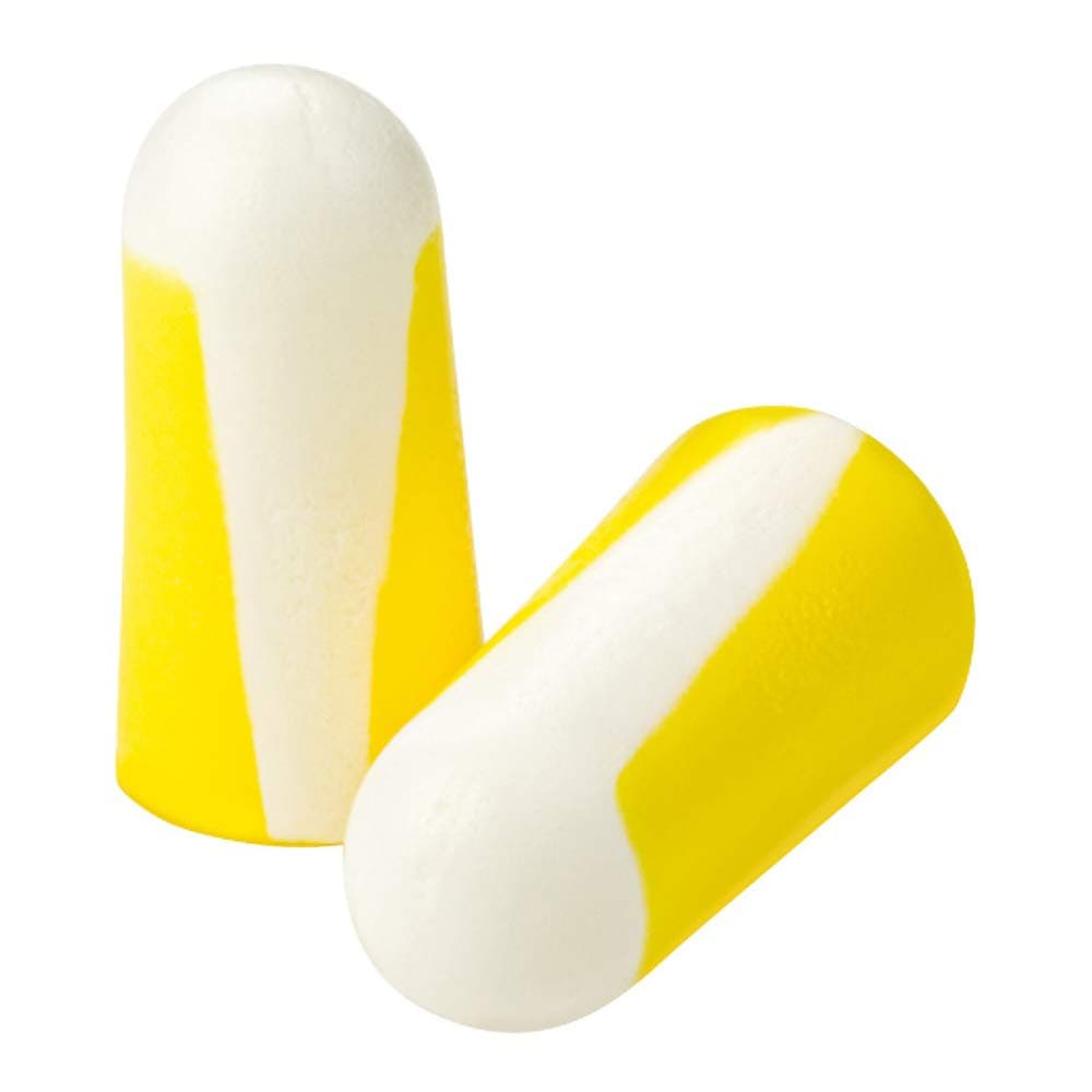 Honeywell Bilsom 303L Ear Protection Plugs 33 dB, Foam Polyurethane, Earplugs, Yellow, 200 Pair