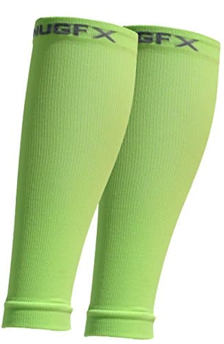 Unisex Calf Compression Sleeves 20-25mmHg - Best for Varicose Veins, Increased Circulation, reduce swelling. Great for Nurses, Runners, and Travel - 1 Pair Men or Women 1 Size