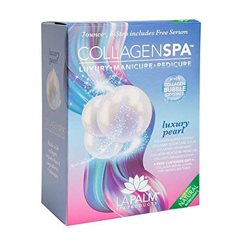 Luxury Manicure and Pedicure with Collagen Bubble Crystals - Luxury Pearl (4 Packs)