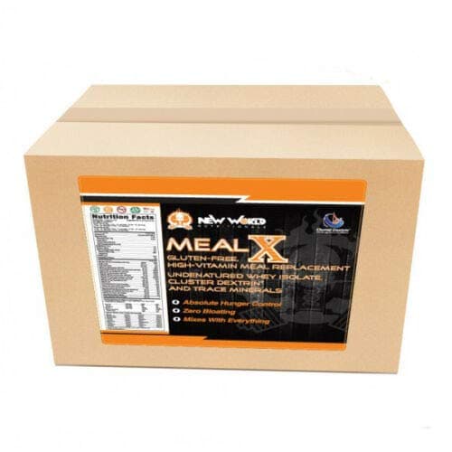 MealX Gluten-Free, High-Vitamin Meal Replacement, Undenatured Whey Isolate, Cluster Dextrin® and Trace Minerals Undenatured Whey Isolate, Cluster Dextrin® and Trace Minerals (3 lbs, Chocolate)