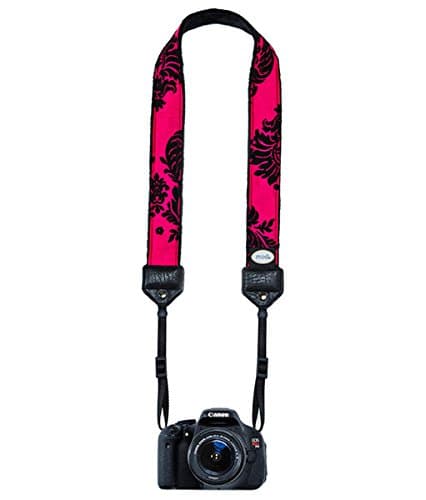 Mod Straps Hot Pink Victorian Classic Camera Strap