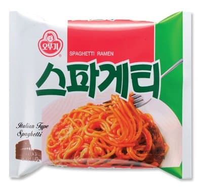 Ottogi Brand Spaghetti Ramen 150g. - Pack of 5