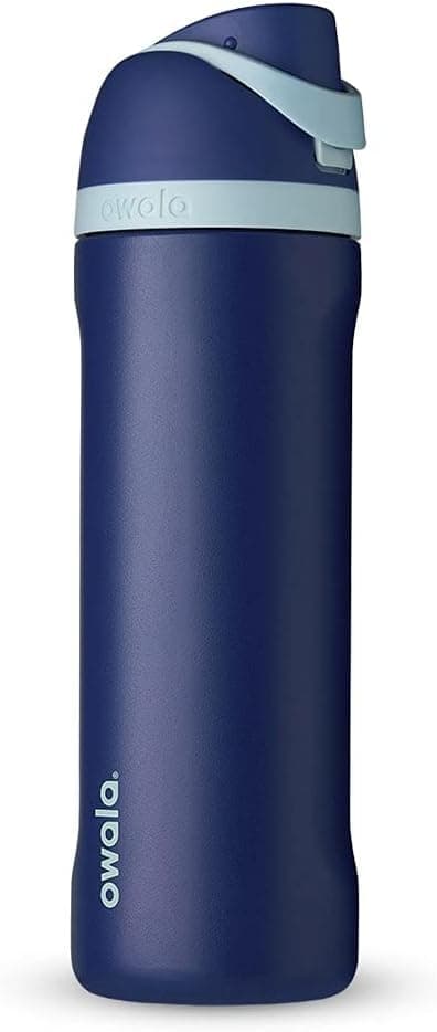 Harry Potter FreeSip Insulated Stainless Steel Water Bottle with Straw for Sports and Travel, BPA-Free Sports Water Bottle, 24oz, Ravenclaw