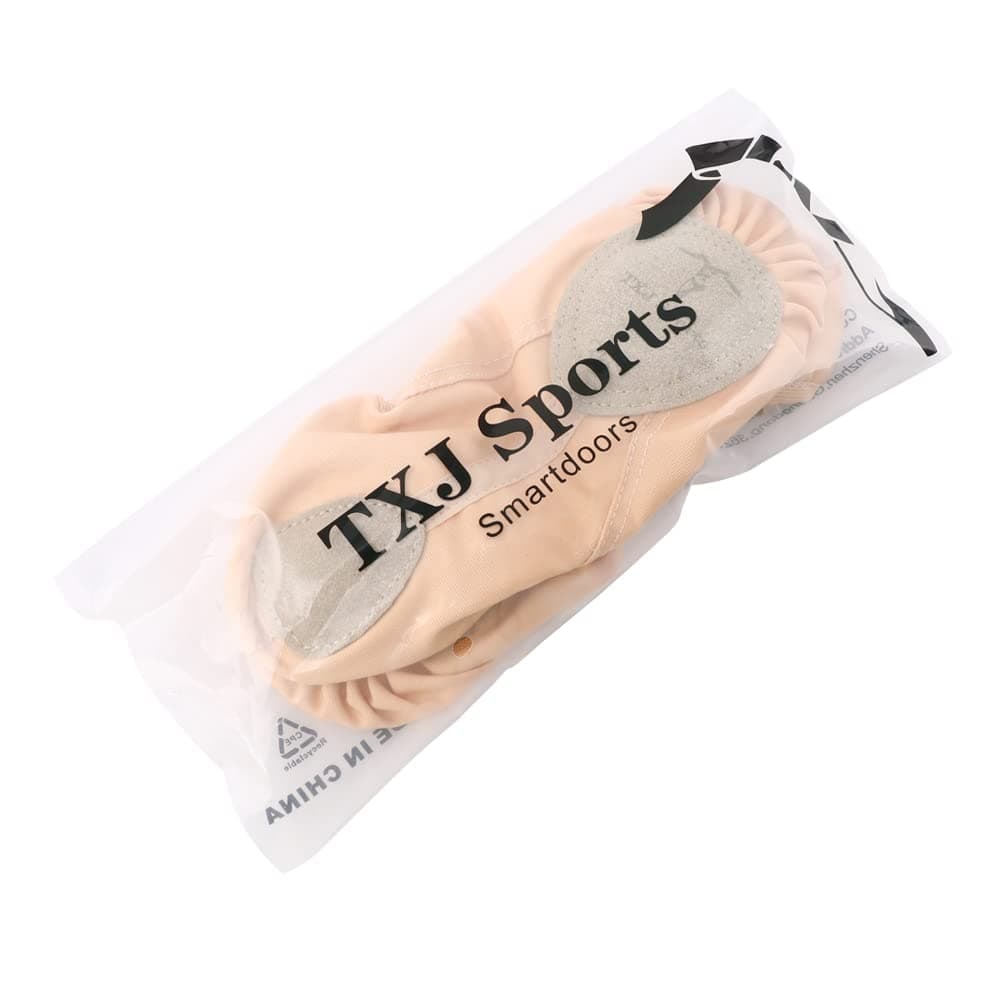 TXJ Sports Ballet Shoes for Women Girls, Women's Ballet Slipper Canvas Dance Shoes Split Sole Yoga Dance Flats