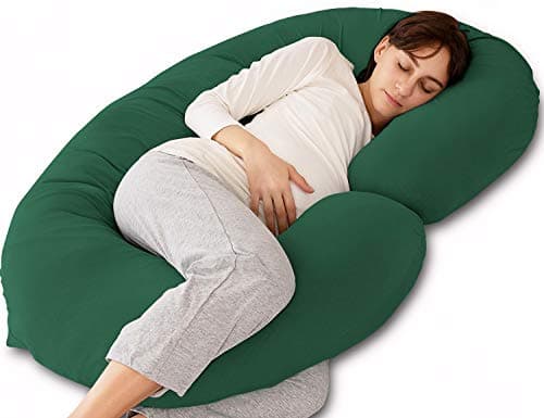 Pregnancy Pillow, Maternity Body Pillow with Jersey Cotton Cover