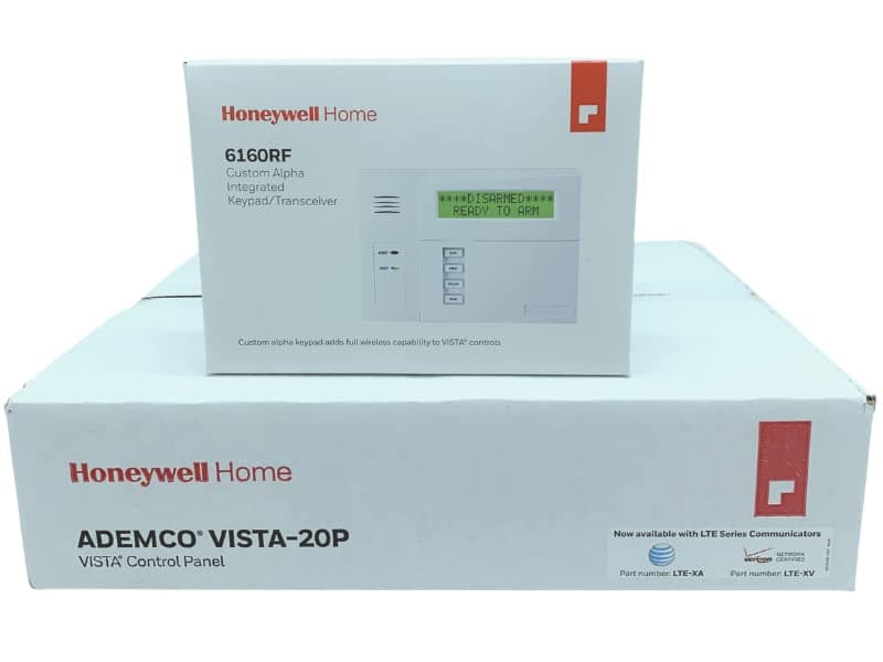 Honeywell Vista 20P and 6160RF Keypad Kit Package