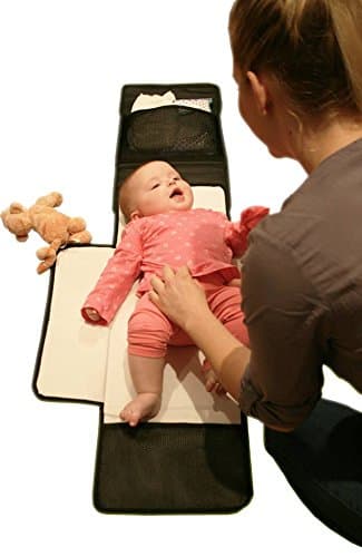 Portable Changing Pad- Diaper Bag Organizer- Baby Changing Mat, Large Easy Clean Waterproof Surface, Foldable and Compact!