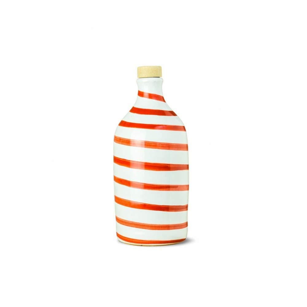 Muraglia Extra Virgin Olive Oil Hand Painted Capri Red Bottle 500ml