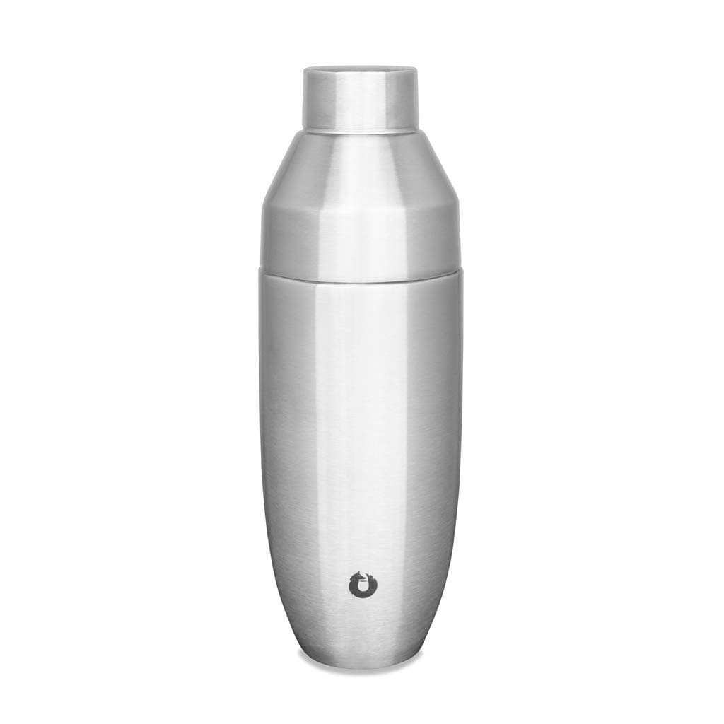 Premium Vacuum Insulated Stainless Steel Cocktail Shaker, Home Bar Accessories, Elegant Drink Mixer, Lid With Jigger & Built In Strainer, 22oz.