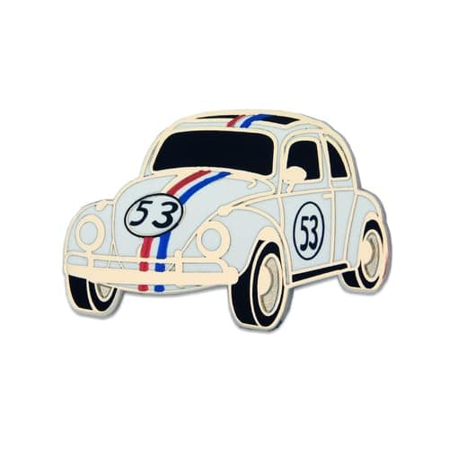 SR1 Performance 1963 Love Bug Herbie Enamel Pin - Volkswagen Beetle Classic Car Lapel Pin - For Hats, Backpacks & Shirts
