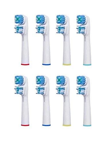 Premium Electric Toothbrush Heads Generic Replacements Compatible with Braun Oral B - New Clean Tooth Brush Head - SB-417A (8 Count)